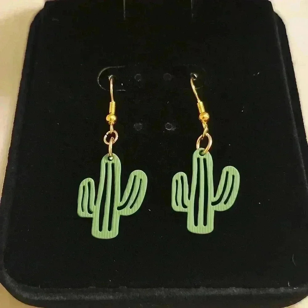 CACTUS 🌵 EARRINGS HANDMADE